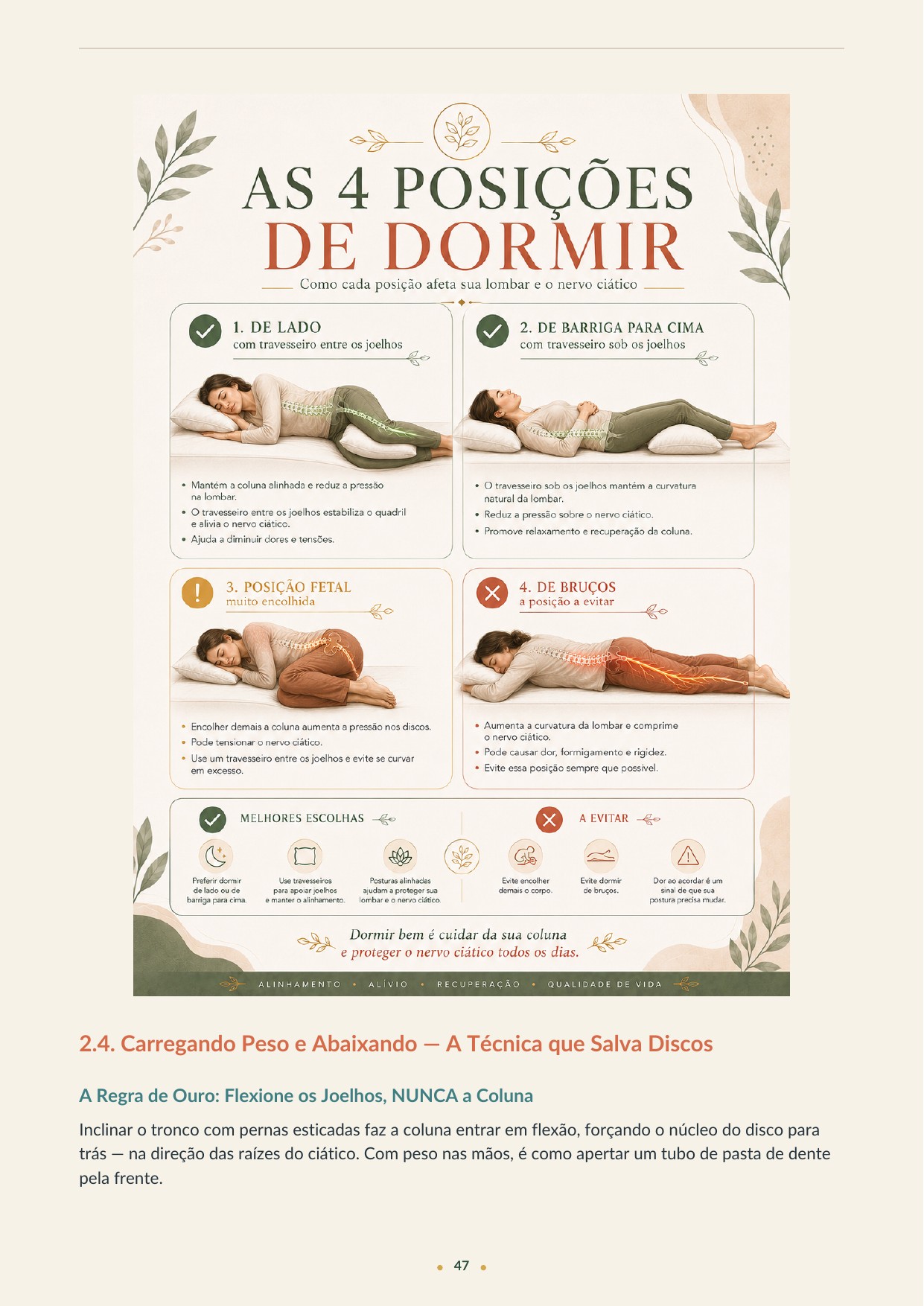 Posições para dormir